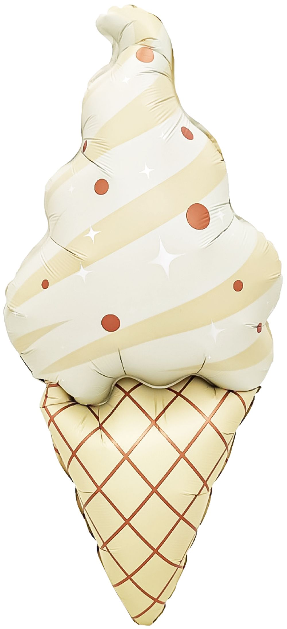 Шар (37''/94 см) Фигура, Мороженое, Сатин, 1 шт.