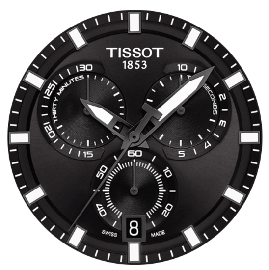 Tissot T125.617.33.051.00 мужские часы с хронографом Supersport циферблат