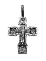 Крест из серебра/Чернение