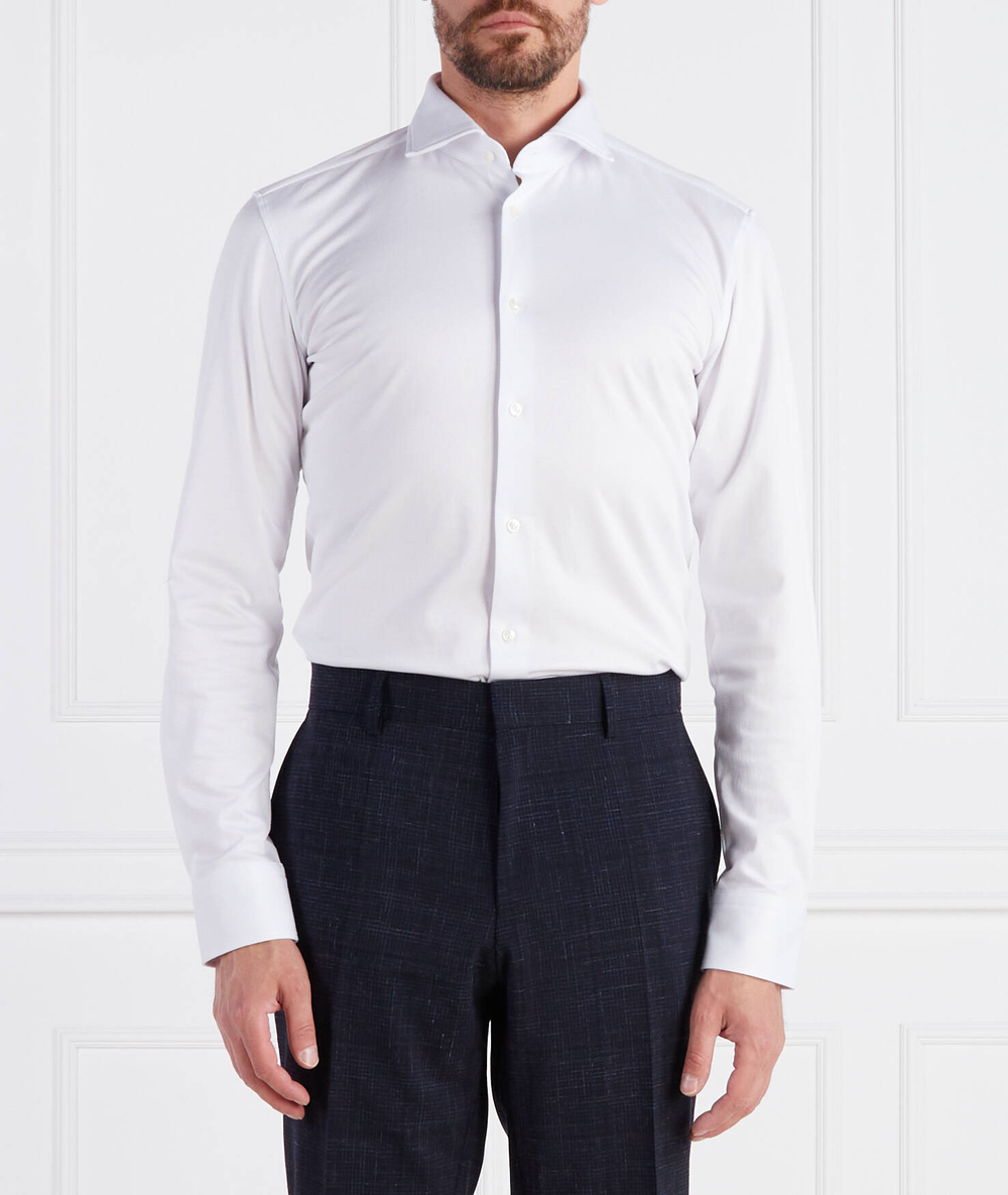 Рубашка P-HANK-spread-C1-222 BOSS BLACK - белый(50473312)