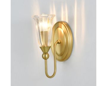 Бра 1*E14 3711/A brass латунь Margo Newport