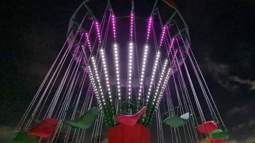 Цепочная карусель «Крона», стационарная высота 8 метров