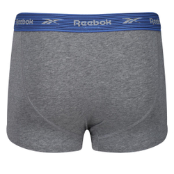 Мужские спортивные боксеры Reebok Mens Trunk EDRIK 3P - grey/purple/blue stripe