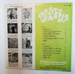 Винтажная виниловая пластинка LP Mario Cavallero, Son Orchestre Et Ses Chanteurs Hit Parade Chante Pop Hits Vol. 10 (France 1973)