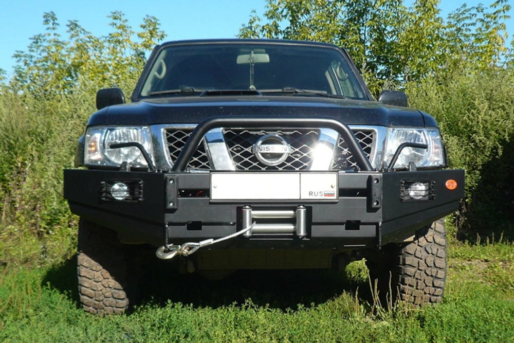 Передний силовой бампер OJ.  Patrol Y61 2004-2010