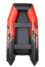 Броня-280 красный-черный (лодка ПВХ под мотор с усилением)