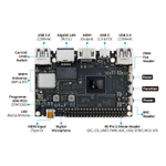 Одноплатный компьютер Khadas VIM4 Active cooling ARM Cortex-A73 4-Core + Cortex-A53 4-Core Amlogic A311D2 2.2GHz 8+32GB