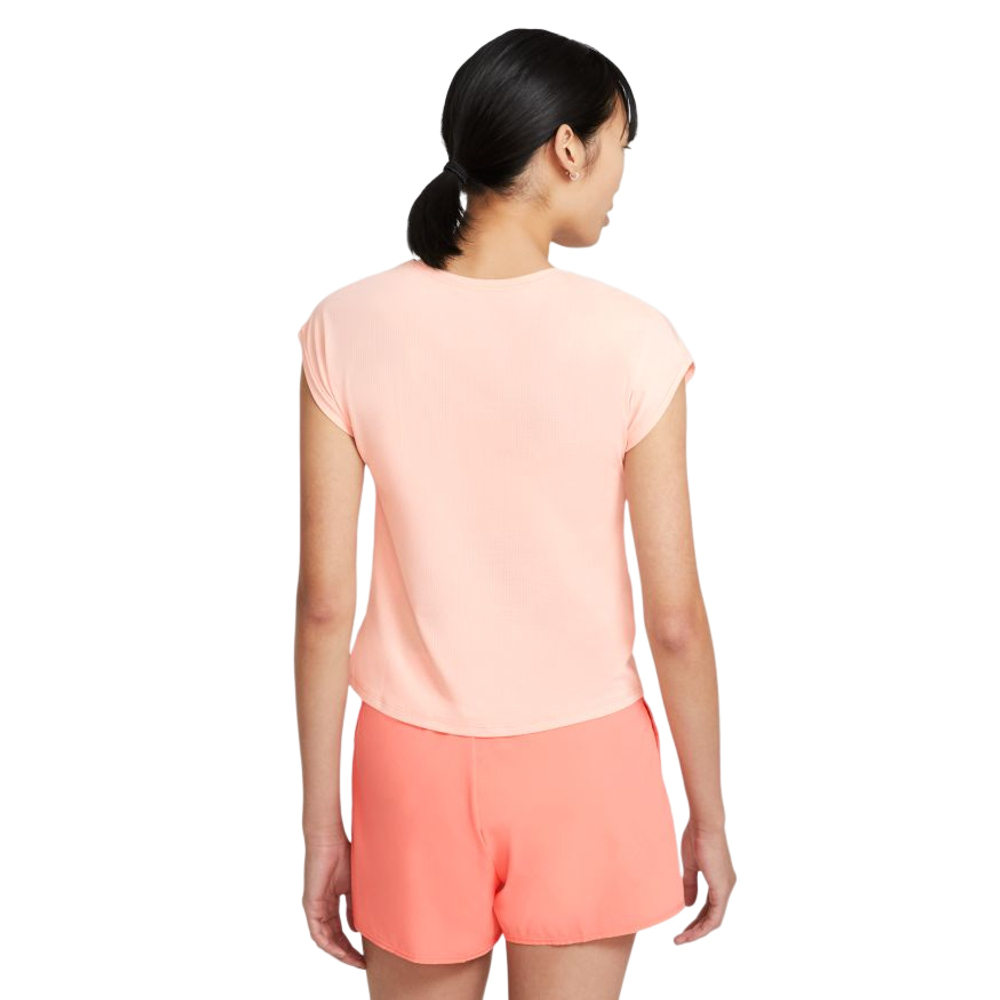 Женская теннисная футболка Nike Court Dri-Fit Victory Top SS Plus Line W - Оранжевый