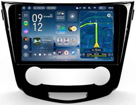 Магнитола для Nissan Qashqai J11 2014-2022 (кондиционер) - Teyes CC4-PRO монитор 10.36" 2K QLED на Android 13, Snapdragon 778G, AI, CarPlay, DSP, 4G SIM-слот