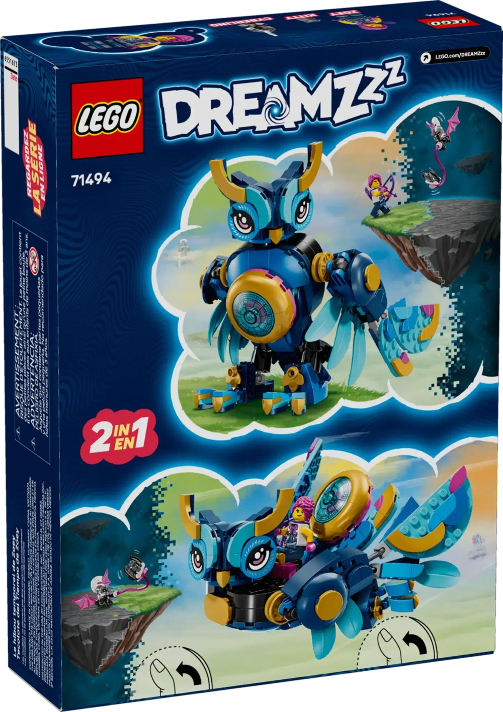 Конструктор LEGO DREAMZzz 71494 Сова Зои