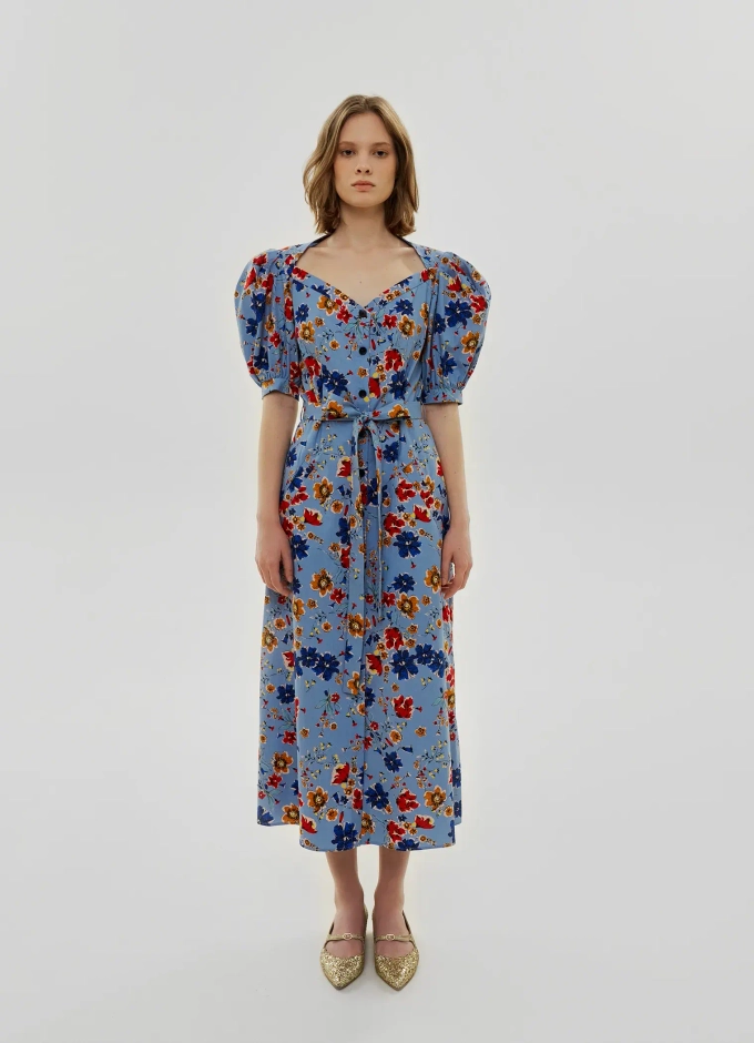 Платье «Шура», синий