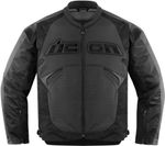 Мотокуртка - ICON SANCTUARY (кожа, черная)