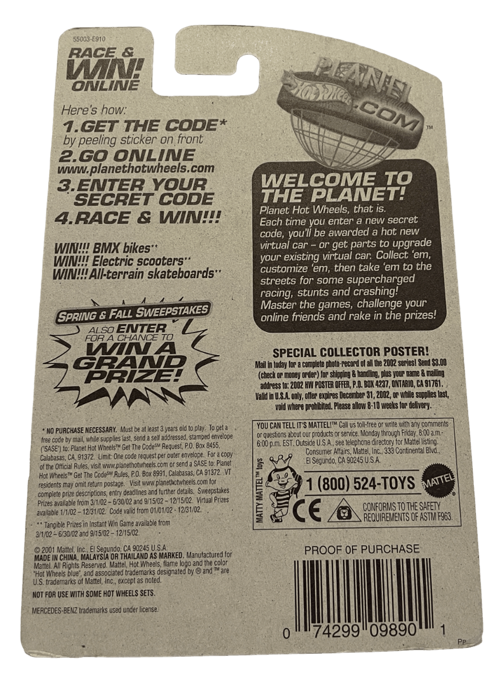 Hot Wheels Mercedes CLK-LM (2002)