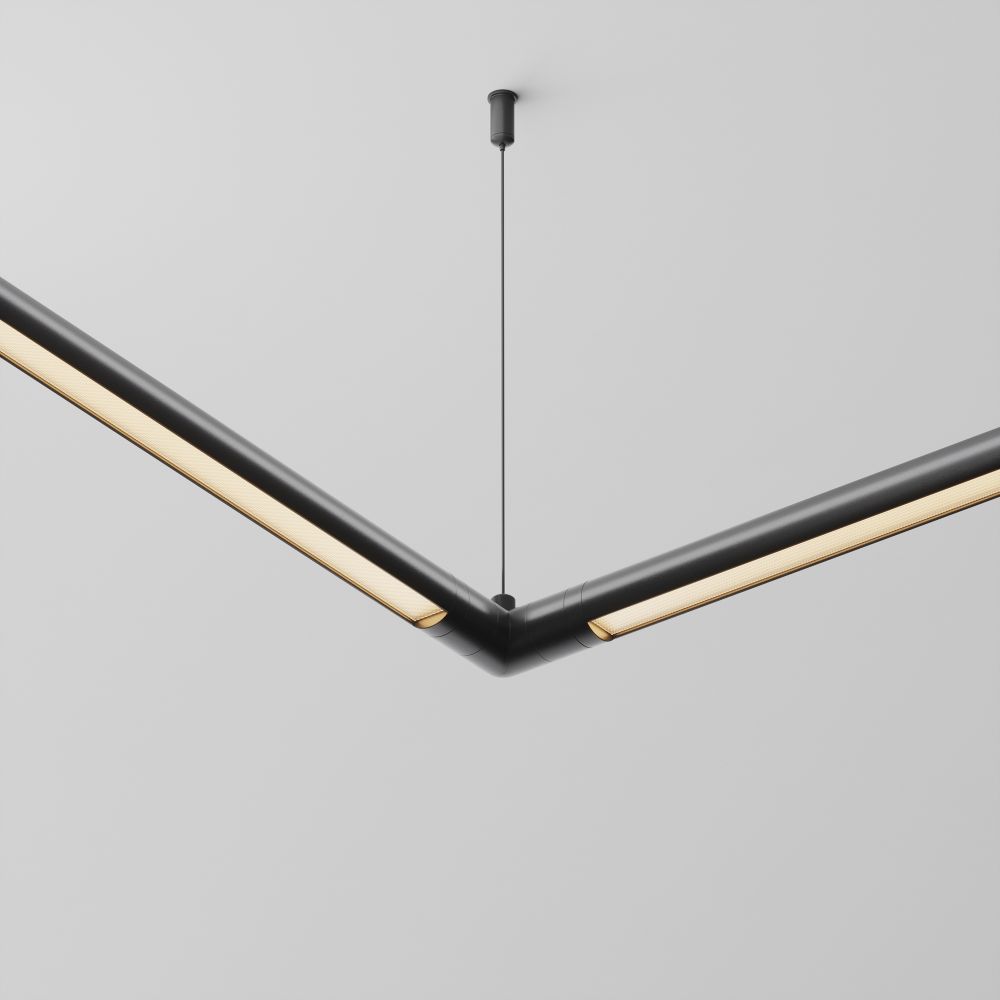 Угловой коннектор для системы без ввода питания Maytoni   CA014CL-B