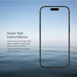 Защитное стекло с прозрачными рамками от Nillkin для iPhone 14 Pro Max, серия H Anti-Explosion Glass Screen Protector