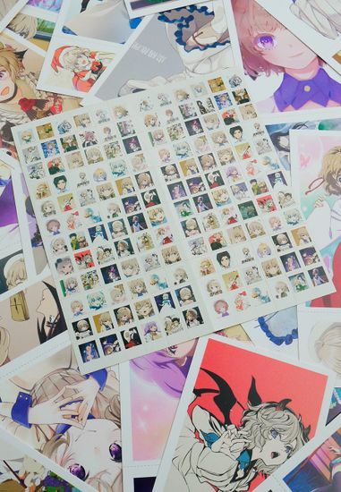 Набор открыток, карточек и наклеек "Ложные гадания / Invented Inference", 188 предметов