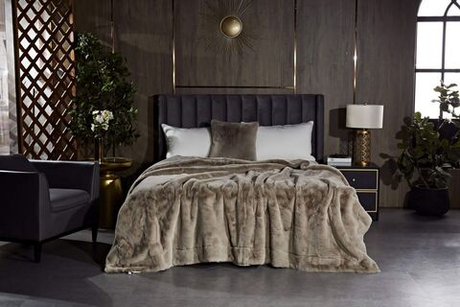 Плед 210х230 Sofi De MarkO Ричард бежевый