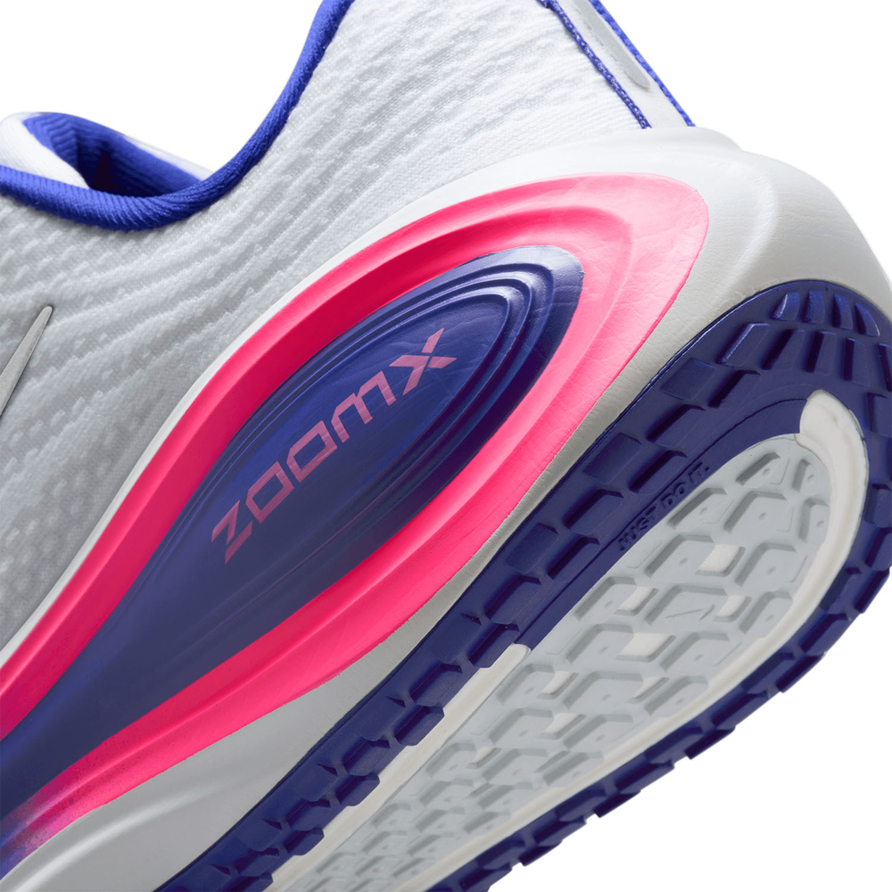 Женские Кроссовки для бега Nike VOMERO PLUS - WHITE/METALLIC SILVER/CONCORD/HYPER PINK