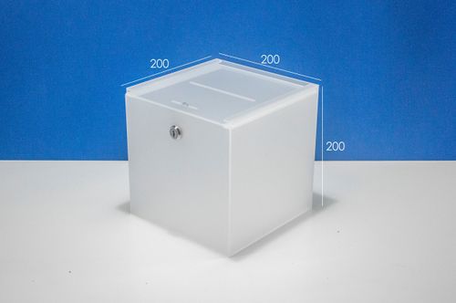 Ящик для сбора денег 200х200х200 матовый