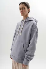 Худи Гербарий Warm Ромашка Лиловый