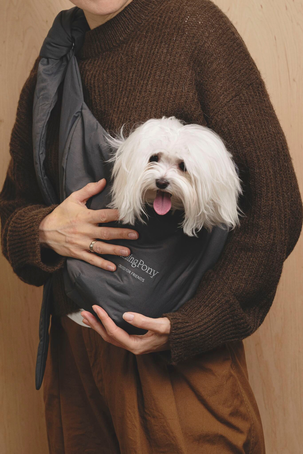 Сумка-слинг "Пони-Кенгурони" Графит