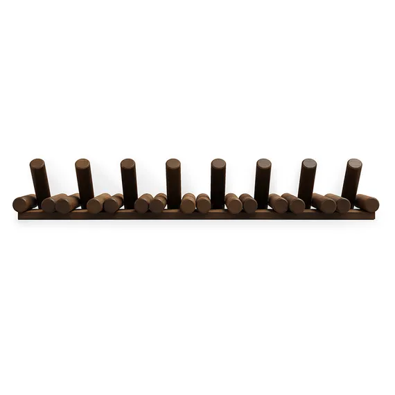 Вешалка настенная picket, 8 крючков, состаренный грецкий орех