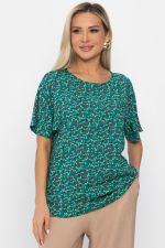 Блуза Маргоша (изумруд) Б13815-16М LT Collection