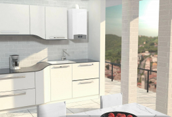 Котел газовый двухконтурный Ariston CLAS XC 24 FF NG (24 кВт)