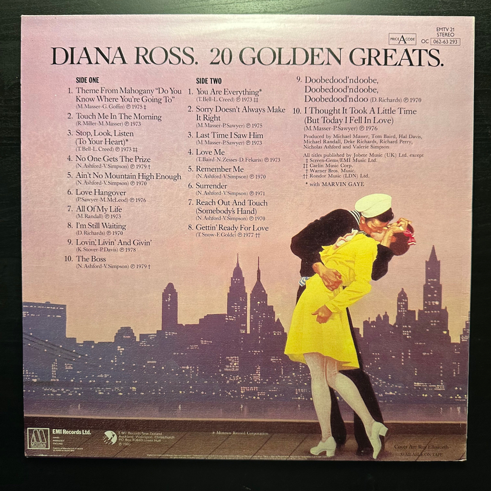 Diana Ross - 20 Golden Greats (Новая зеландия 1979г.)