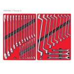 Набор инструментов &quot;ПРОФИ&quot; в синей тележке, 299 предметов МАСТАК 52-06299B