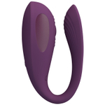 Фиолетовый вибратор для двоих Aari (Цвет: фиолетовый)