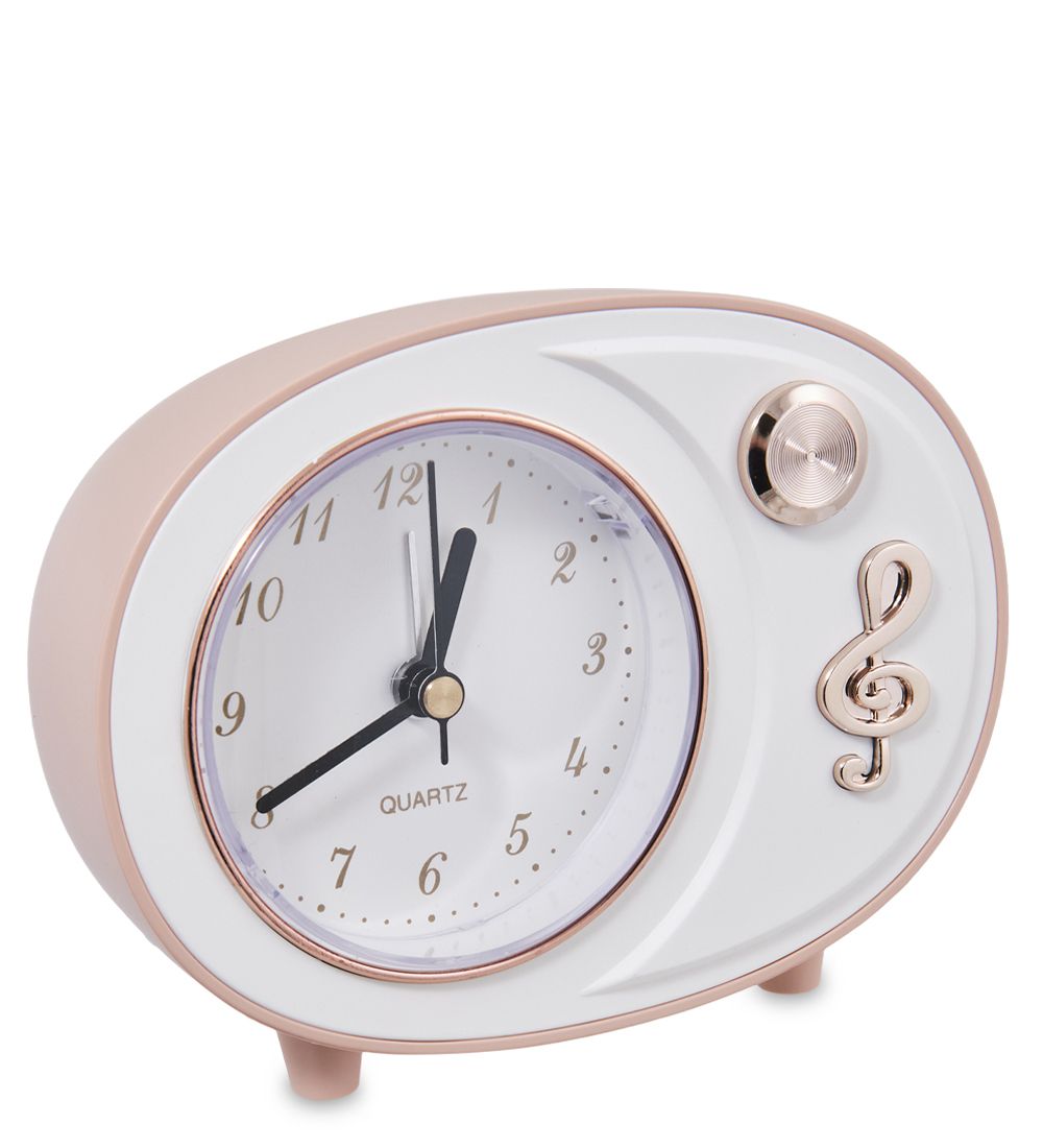 GAEM Art CL-28/2 Будильник «Скрипичный ключ» розовый