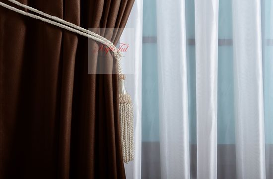 Длинные шторы, Ницца (венге)