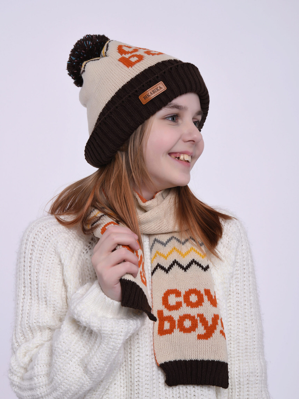 Комплект детский (Шапка+Шарф)