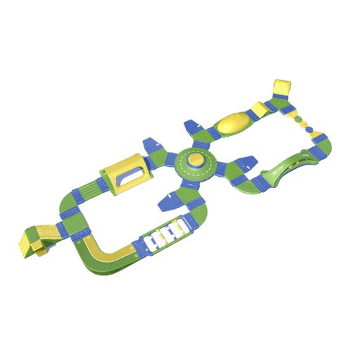 Надувной коммерческий аквапарк «Аквамарин» 40×14×2 м