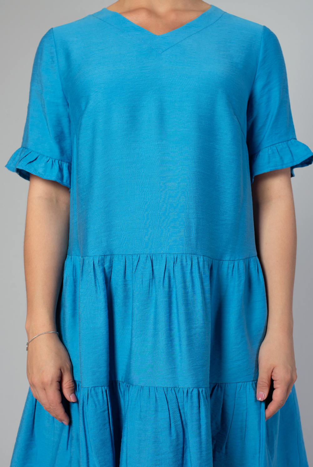 Платье женское 3690ВП, голубой #31Г053690ВП