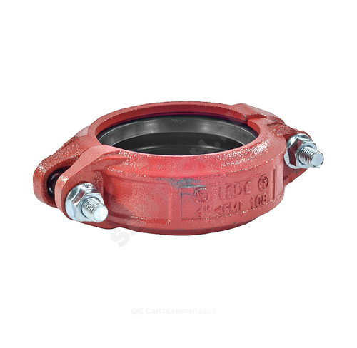 Муфта гибкая грувлок XGQT2 Ду100 (Дн114) Ру20 LEDE