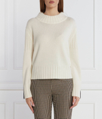 Хлопковый свитер Marc Cain - белый(VS 41.25 M63)