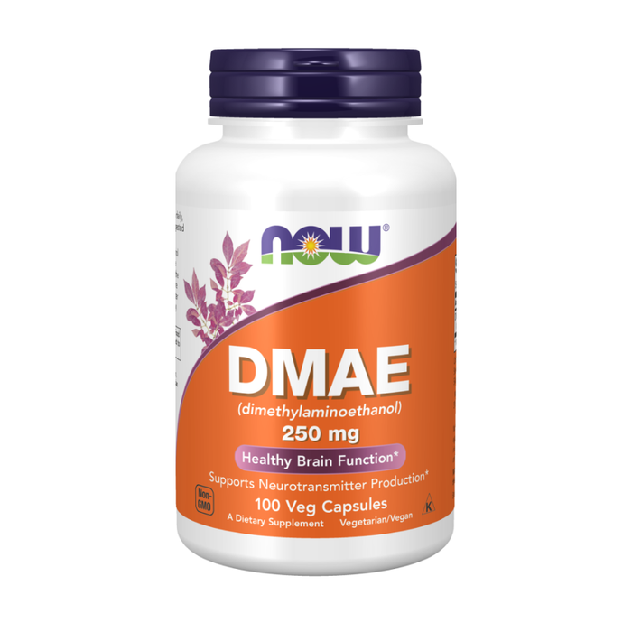 ДМАЭ 250 мг, DMAE 250 mg, Now Foods, 100 капсул