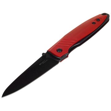 Нож складной Shot; клинок D2/BlackWash™; рукоять Red/G10; по заказу Калашников