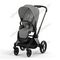 Прогулочная коляска Cybex Priam IV Mirage Grey шасси Matt Black
