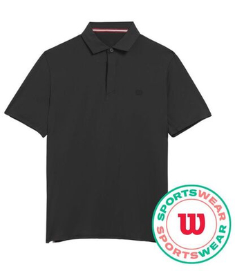 Мужское теннисное поло Wilson League - black