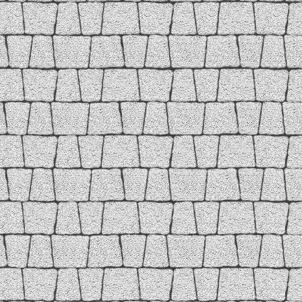 Тротуарная плитка АНТИК - Гранит Белый, комплект из 5 видов плит
