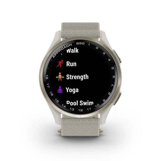 Умные часы Garmin Approach S50 Creme Gold