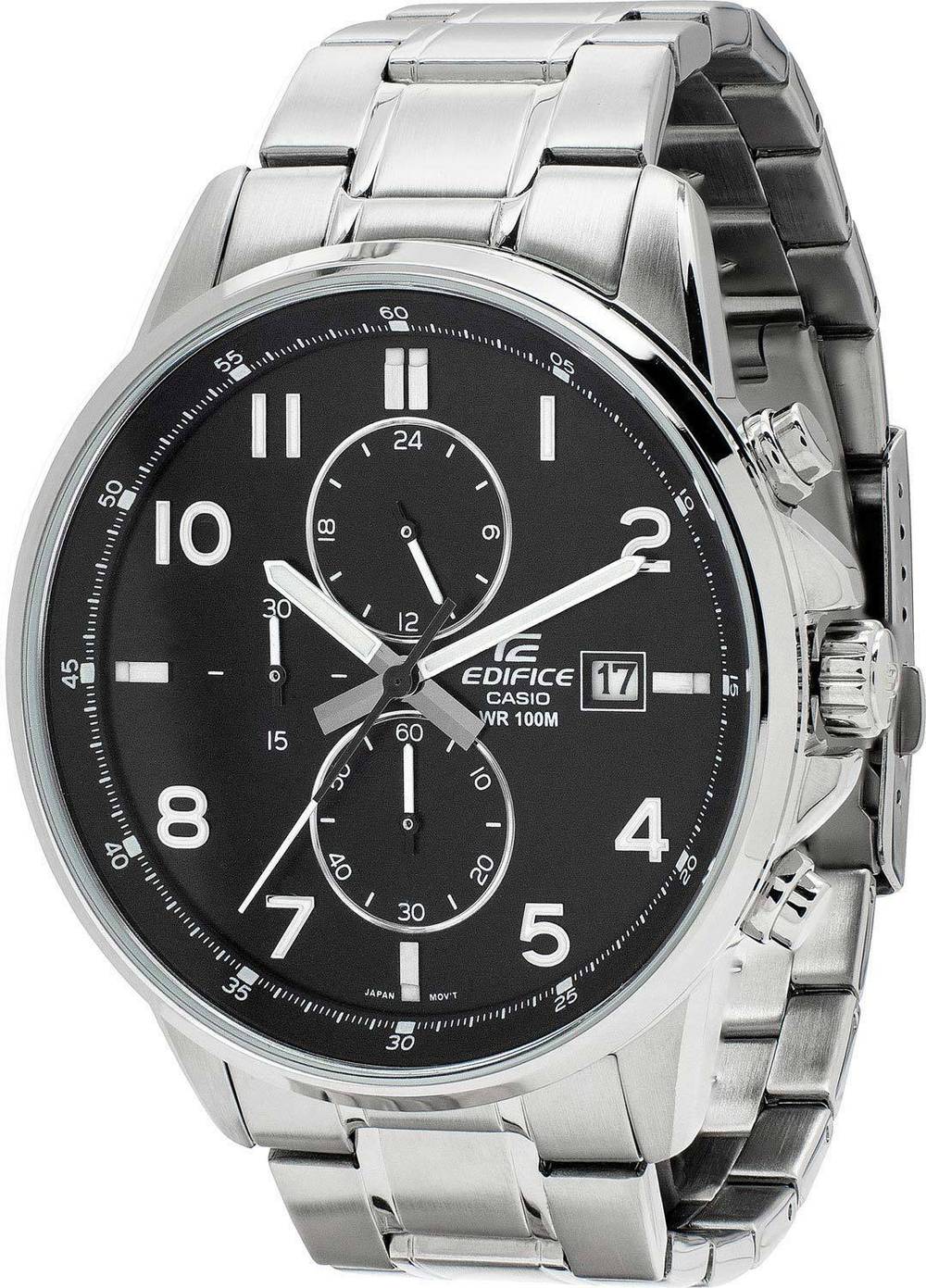 Японские наручные часы Casio Edifice EFR-505D-1A с хронографом