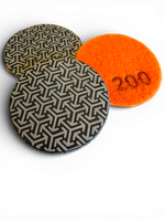 Алмазный круг для сухой и мокрой шлифовки (АГШК) Ø50мм, P200