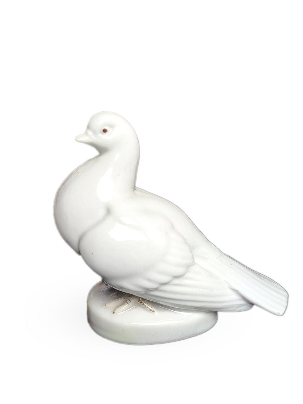 Фарфоровая статуэтка "Голубь" Гжель