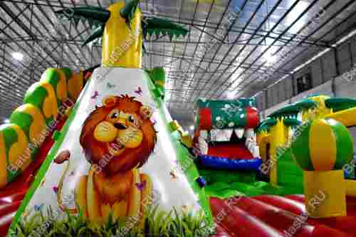 Надувной батут "Прерия" 14*7*7 м