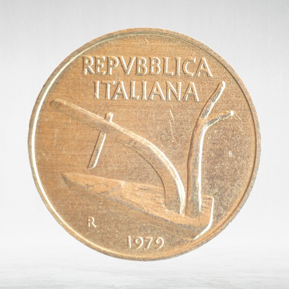 Italy 10 Lire 1979 R, VF