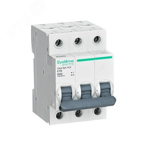 Автоматический выключатель 3Р City9 Set MCB C10 C9F36310 Systeme electric